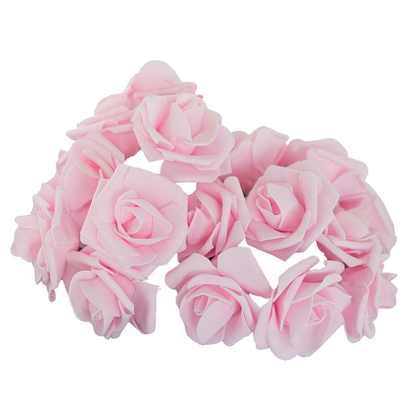 9 Ft Valentines Day Pink & White Roses String Lights