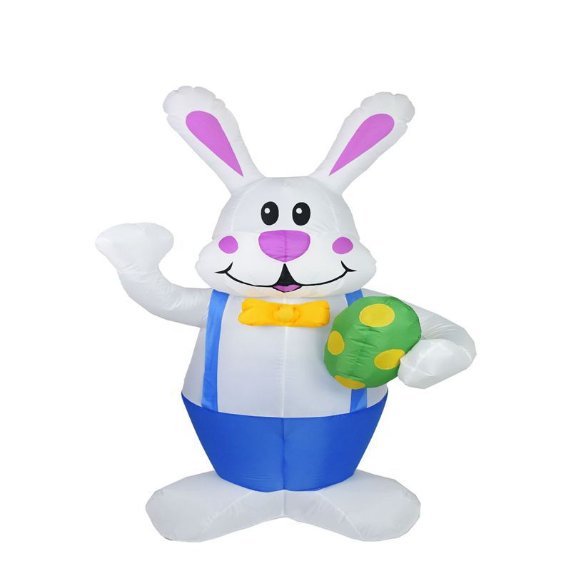 6.2 Ft  Easter Bunny Outdoor Inflatable Decoration