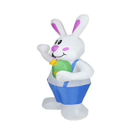 6.2 Ft  Easter Bunny Outdoor Inflatable Decoration