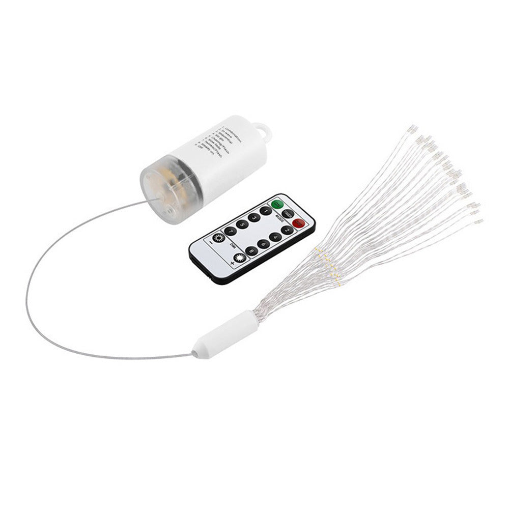 Hanging Firework Starburst Lights – (Warm White or Multicolor)