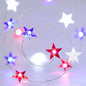Red, White & Blue Star Lights - Remote