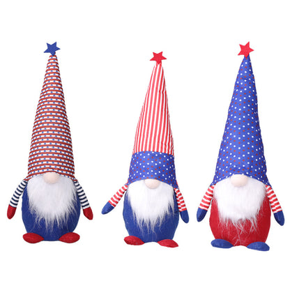 Stars & Stripes Gnome Dolls – Sold Individually or Set of 3 - Holiday Spirit Shop
