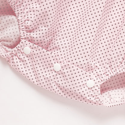 Newborn - 18 Months Baby Valentine's Day Short Sleeve Heart Romper