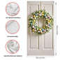 Giant Colorful Easter Egg Wreath – 35.4” x 70.9”