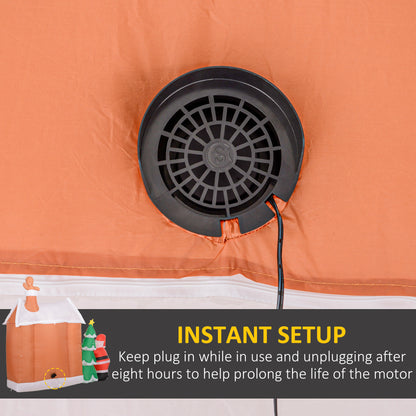 7 Ft Giant Inflatable Gingerbread House