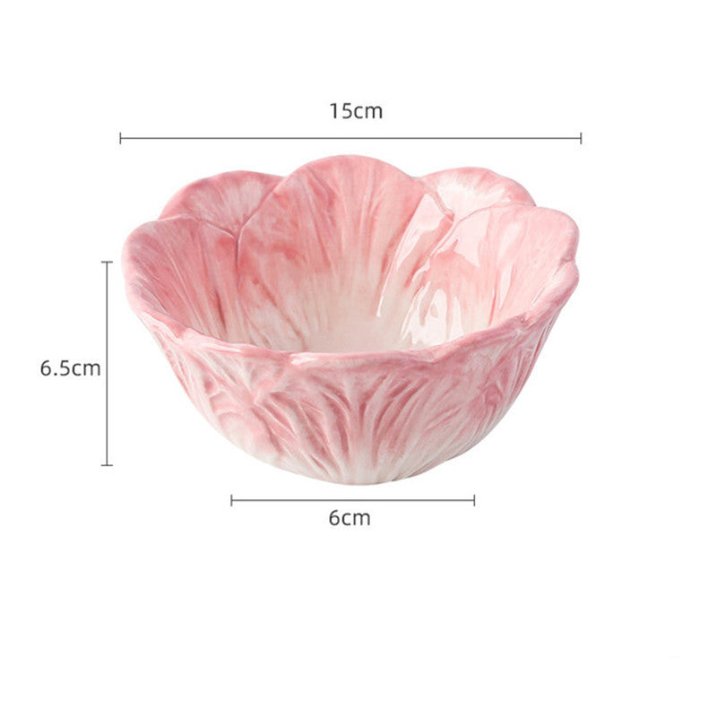 Easter Spring Ceramic Hand Painted Bowl & Plates