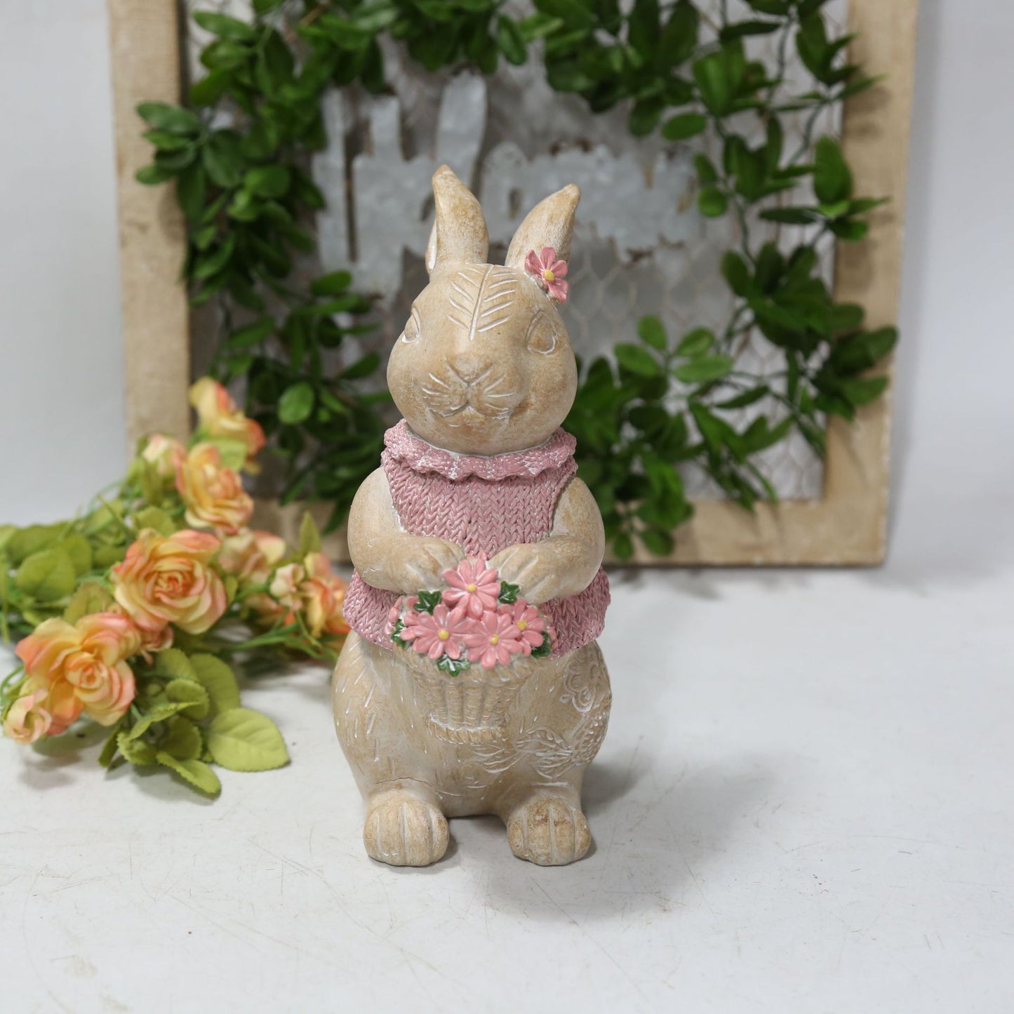 20" Resin Easter Rabbit Statues