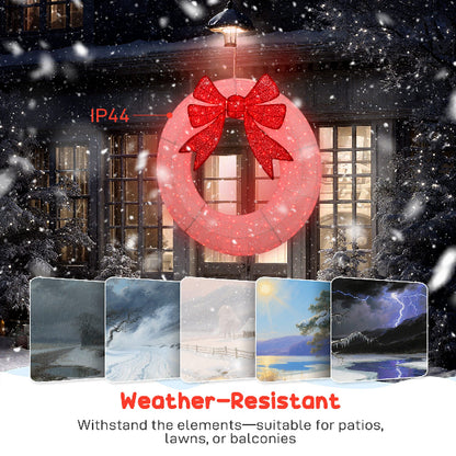 60 Inch Dual-Color LED Christmas Wreath – additional product view 8