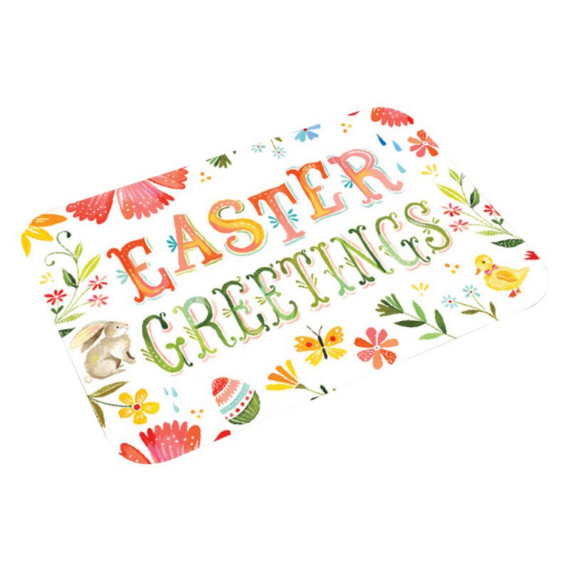 Happy Easter Printed Floor Mat - 6 Styles