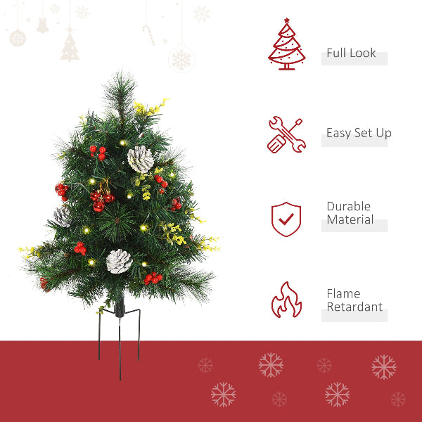 24 Inch Pre-Lit Christmas Trees, Set of 2 – additional product view 4