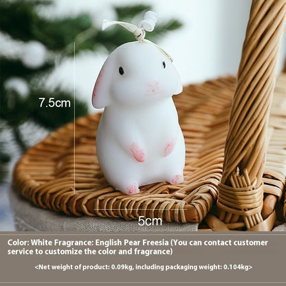 Floppy Ear Bunny Aromatherapy Candle – English Pear & Freesia