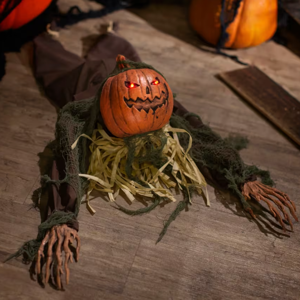 Halloween 2026 - 35" Crawling Pumpkin Head Man Animated