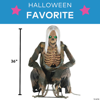 3 Ft Animated Crouching Bones Prop