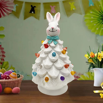 Light-Up Easter Bunny Vintage Style Tree