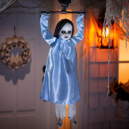 39" Swinging Girl Animated Decoration