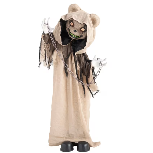 3 Ft Creepy Dancing Bear Animated Prop