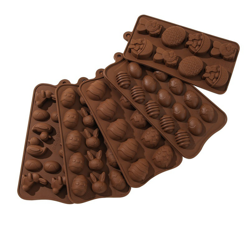 Easter themedsilicone baking candy molds