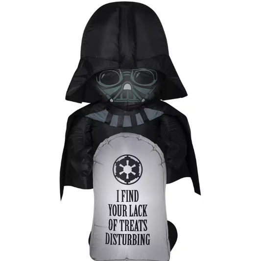 42" Darth Vadar with Tombstone Inflatable