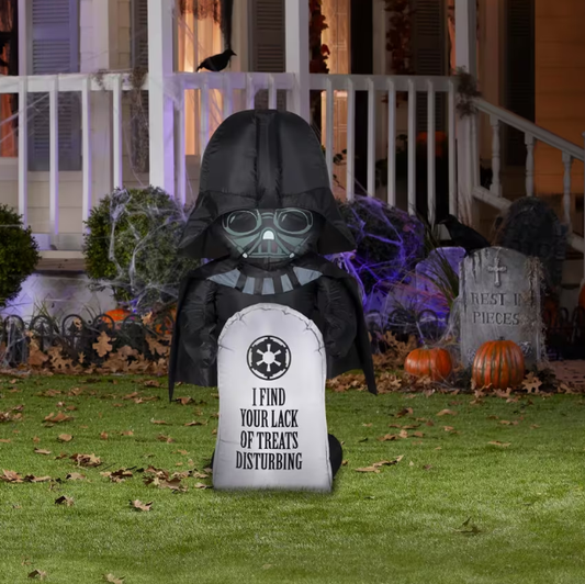 42" Darth Vadar with Tombstone Inflatable
