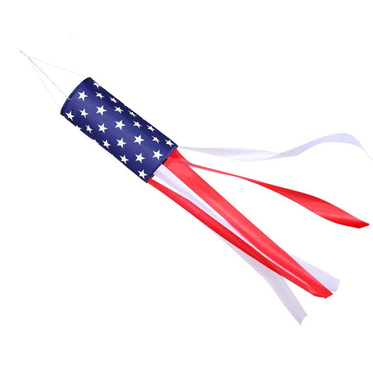 Independence Day Patriotic Outdoor Windsocks – 2 Styles - Holiday Spirit Shop