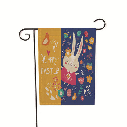 Easter Bunny Double Sided Flag - 12 Styles