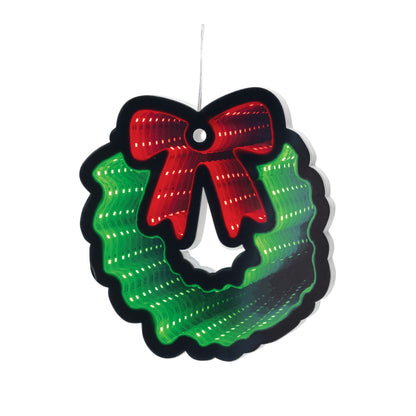 6 Ft Lighted Wreath Christmas Garland – Ekkolight – manufacturer product photo