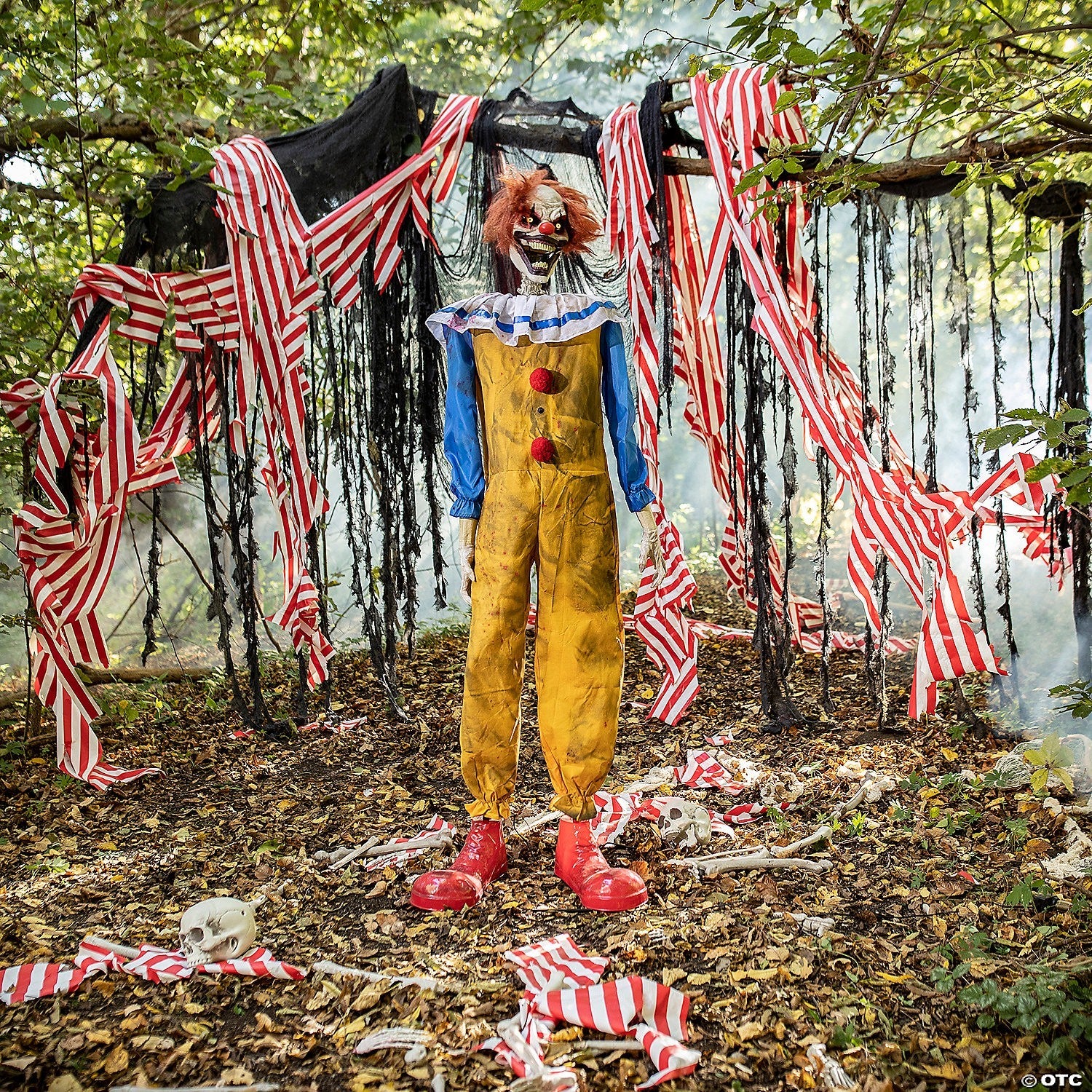 5 Ft Twitching Clown Animatronic Halloween Spirit Haunt Circus Decor Prop 2025