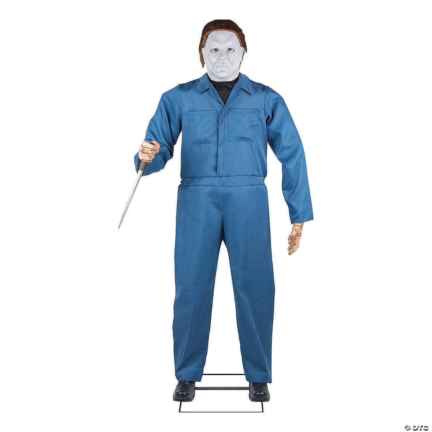 6 Ft LifeSize Michael Myers with Knife Halloween 2 Movie Decoration Animatronic