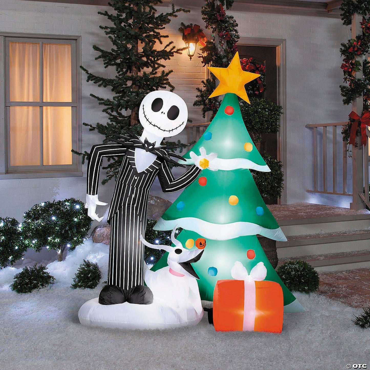 6 Ft Jack & Zero Nightmare Before Christmas Inflatable