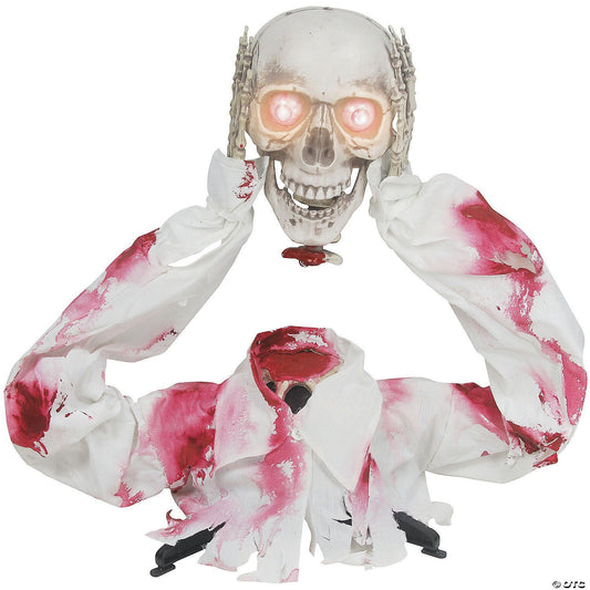 See Video Groundbreaker Skeleton Zombie Animated Halloween Haunt Yard Decor Prop