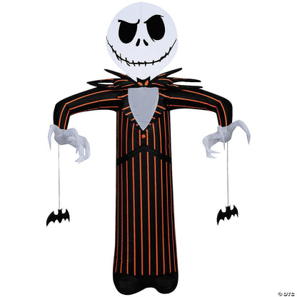 42" Jack Skellington with Bats Inflatable Halloween Spirit Yard Decoration 2025