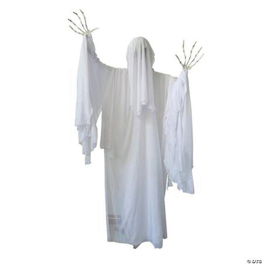 LifeSize 6' Skeleton Ghost Animated Halloween Cemetery Grave Haunted Prop Decor