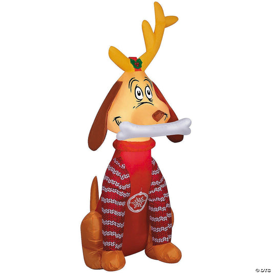 4 Ft Max Inflatable - Grinch Who Stole Christmas Outdoor Yard Decoration Lighted