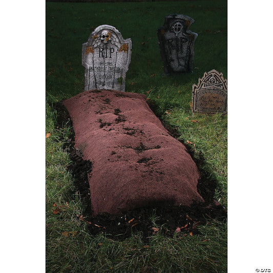Life Size Grave Mound Cemetery Outdoor Halloween Yard Haunted Decor Prop Corpse