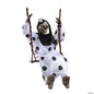 30" Evil Circus Clown Swing Halloween Outdoor Decoration Prop Porch Yard Hang