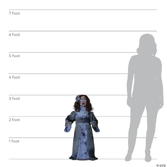 3 Ft Talking Evil Vintage Doll