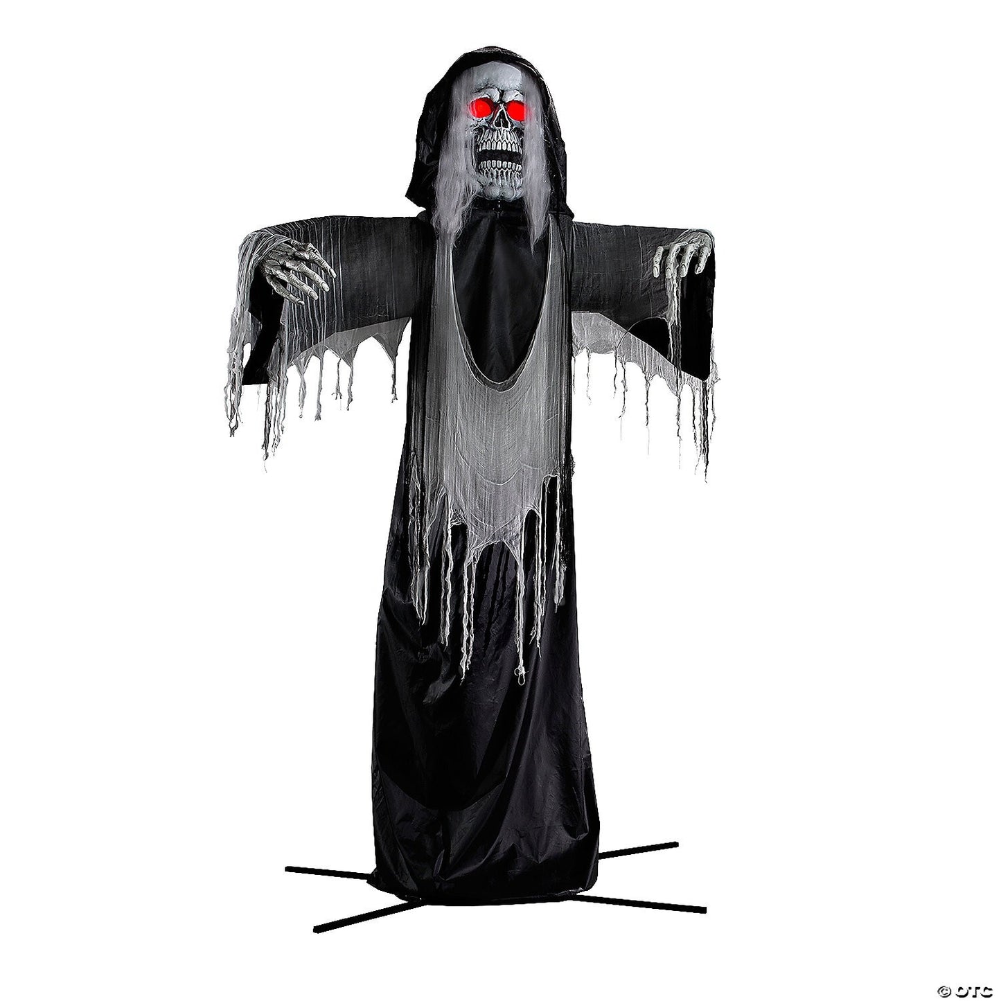See Video! 12 Ft Body Turning Grim Reaper Animated Halloween Outdoor Haunt Prop