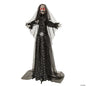LifeSize 5' Bride in Black Dress Animated Doll Corpse Halloween Haunt Prop Decor