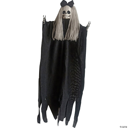 3 Ft Skeleton Girl Doll Halloween Outdoor Decoration Haunted House Yard Prop