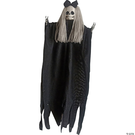 3 Ft Skeleton Girl Doll Halloween Outdoor Decoration Haunted House Yard Prop