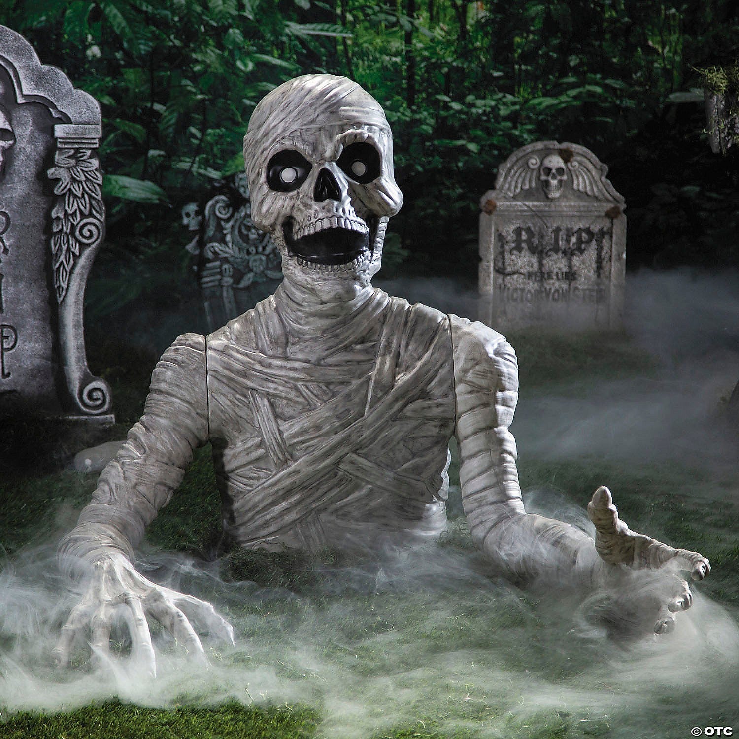 LifeSize Graveyard Mummy Corpse Torso Halloween Outdoor Decor Yard Haunt Prop