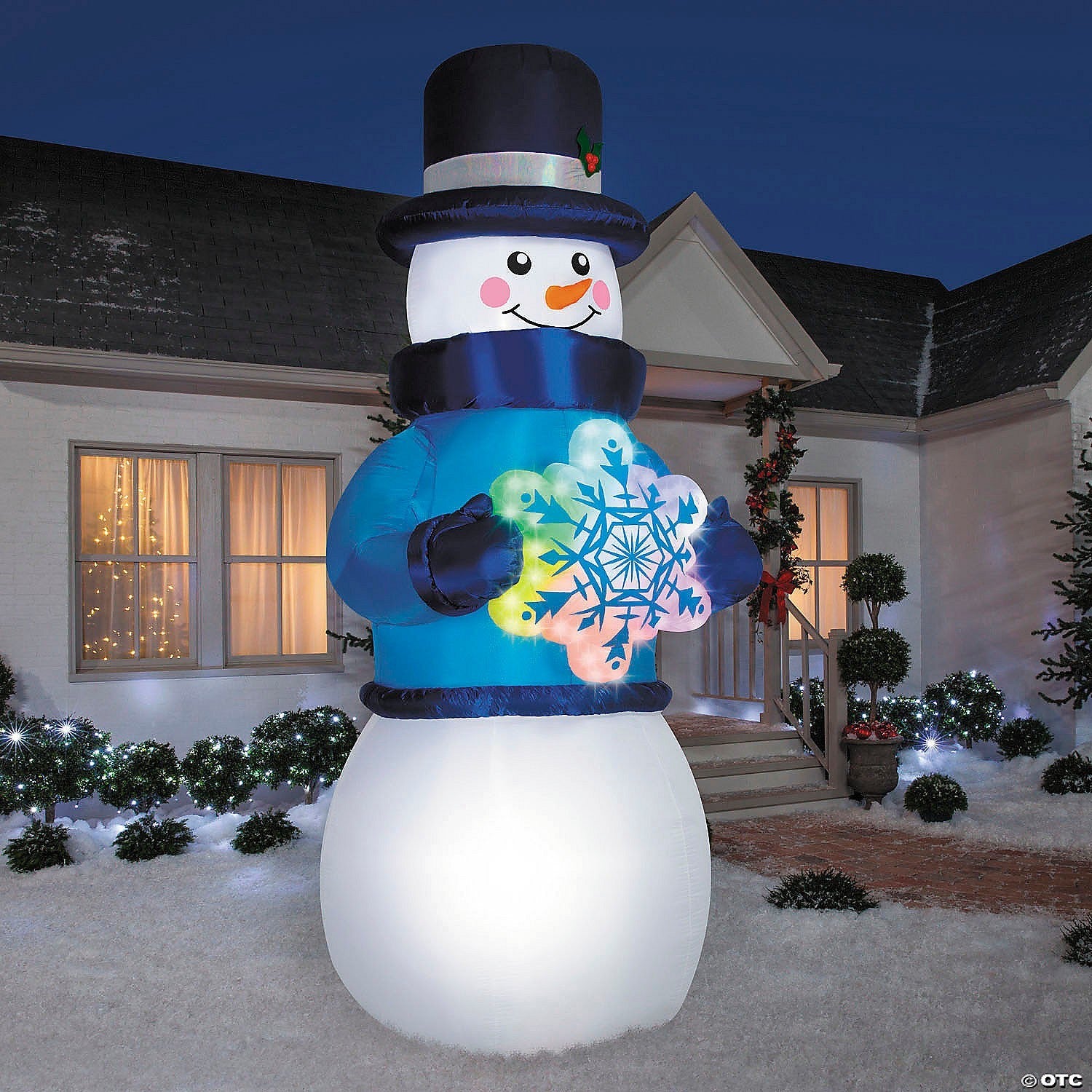 12 Ft GIANT Snowman Animated LightShow Christmas Inflatable Outdoor Yard Decor
