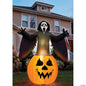 6' Scream Ghost Face Inflatable Outdoor Halloween Yard Decoration Airblown Prop
