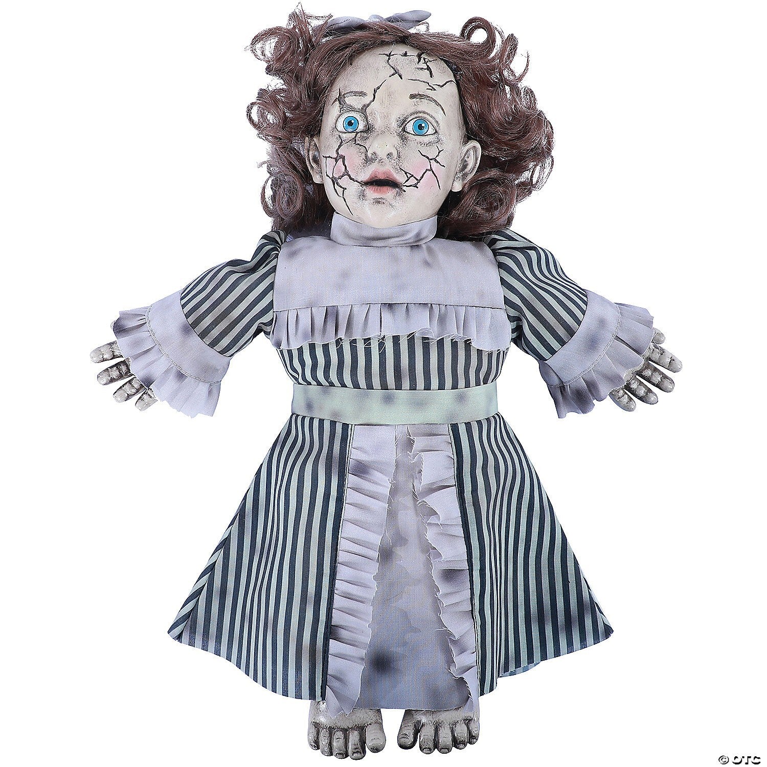 Set of 4 Haunted Dolls Animated Talking Halloween Decoration Haunt Evil Prop