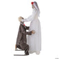 5 Ft 10" Animated Halloween Bride Groom Skeleton Haunted Spirit Prop Decor 2025