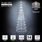 4' 6' 9' 12' Cool White Animated LightShow Cone Tree Christmas Outdoor Yard LED
