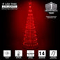 4' 6' 9' 12' Red Animated LightShow Cone Tree Christmas Outdoor Yard LED 14 Mode