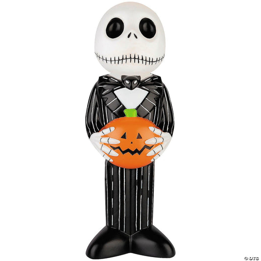 2 Ft Jack Skellington Lighted Blow Mold Nightmare Christmas Halloween Decoration