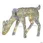 3 Ft Sparkle Rings Lighted Reindeer Christmas Outdoor Yard Decor LED Lights Prop