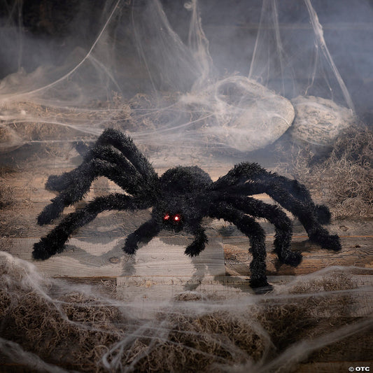 See Video! Life Size Giant Crawling Spider Animated Halloween Decor Haunt Prop